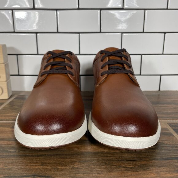 Florsheim Crossover Work Shoes Mens Size 7.5 Brown Leather Steel Toe EH Derby main image 5